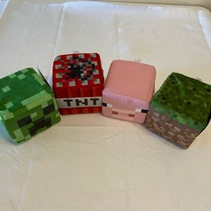 5in Minecraft Squishy Plush Cubes